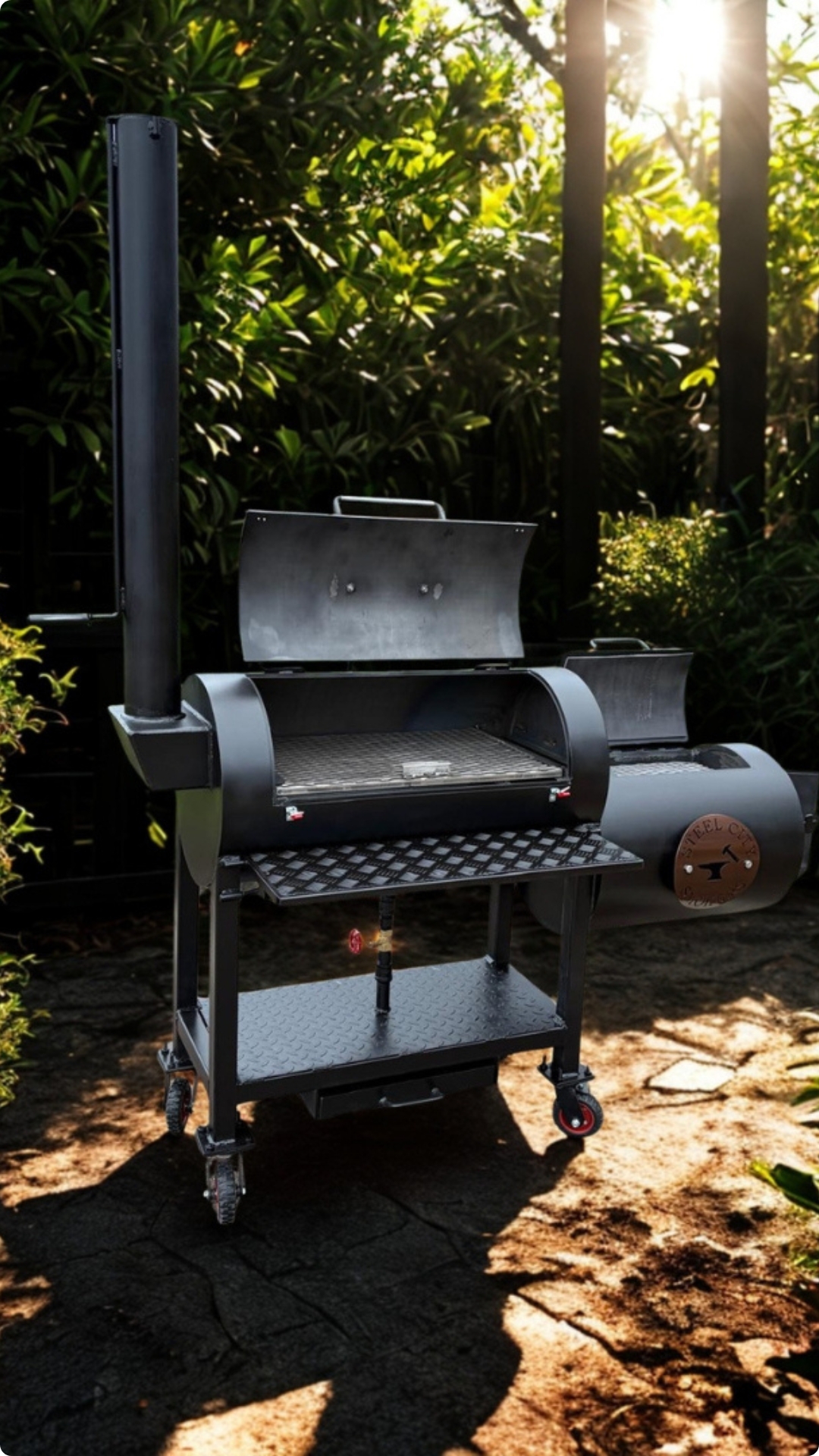 Commercial smoker rig build